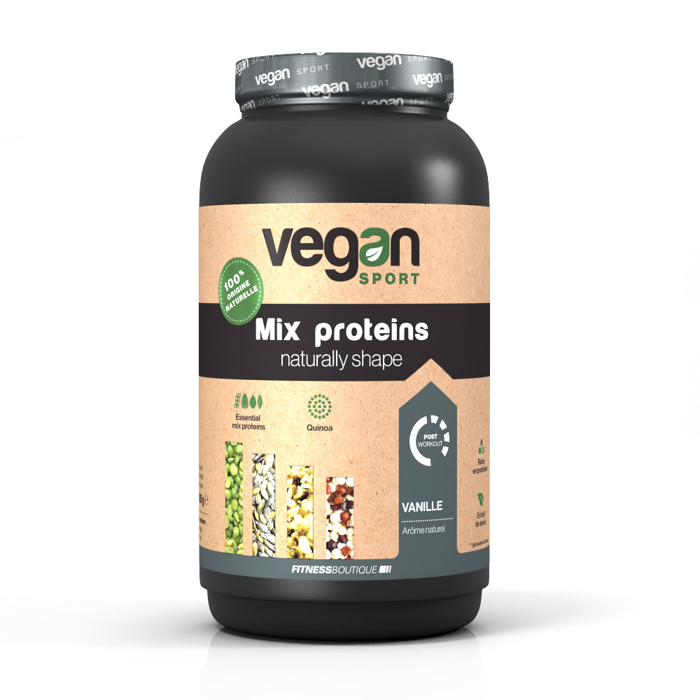 Protéines Vegan Sport Mix Proteins Naturally Shape